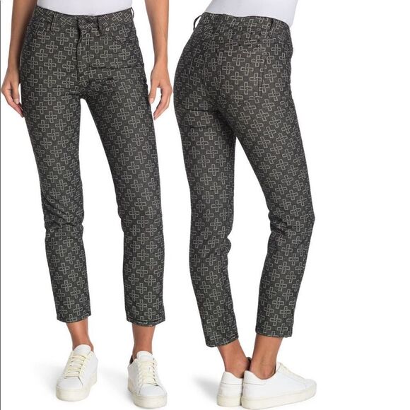 Ksubi Denim - Ksubi slim pin monogram cropped pants size 24, NWT